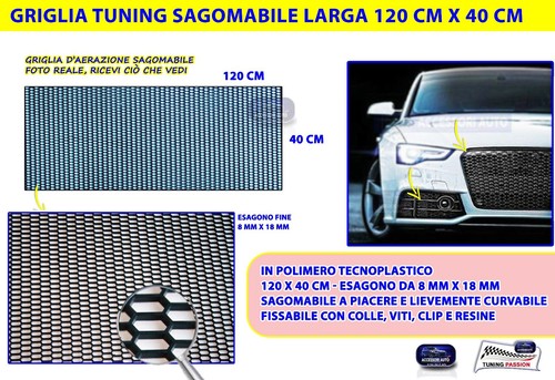 Griglia tuning nera rete - nera,